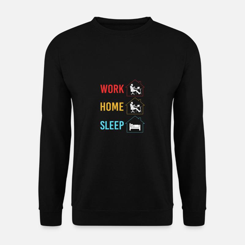 Remote home office - Unisex Sweatshirt - black