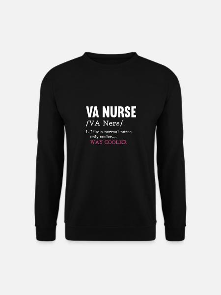 VA Nurse Meaning - Unisex Sweatshirt - black