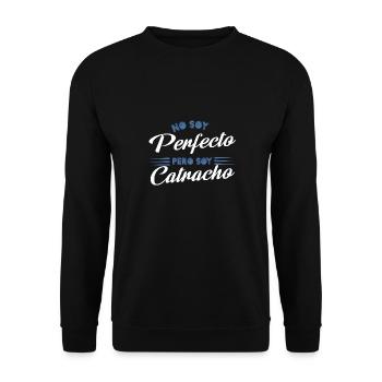 No Soy Perfecto Pero Soy Catracho Honduras - Unisex Sweatshirt - black - Front - Alina (178cm) & Michal (187cm)