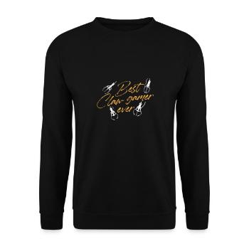 Best Claw Game Ever Arcade Crane Machine - Unisex Pullover - Schwarz - Vorne - Alina (178cm) & Michal (187cm)