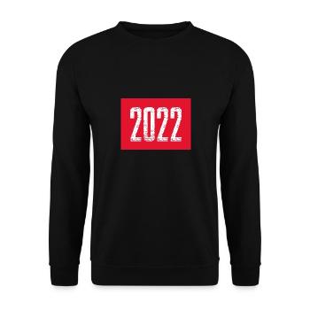 2022 - Unisex Sweatshirt - black - Front - Alina (178cm) & Michal (187cm)