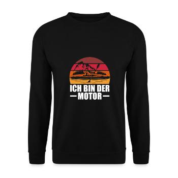 Wassersport Kanu Kajakfahren Geschenk Kajakfahrer - Unisex Pullover - Schwarz - Vorne - Alina (178cm) & Michal (187cm)