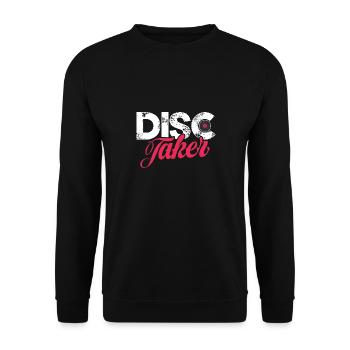 Disc taker - Unisex Pullover - Schwarz - Vorne - Alina (178cm) & Michal (187cm)