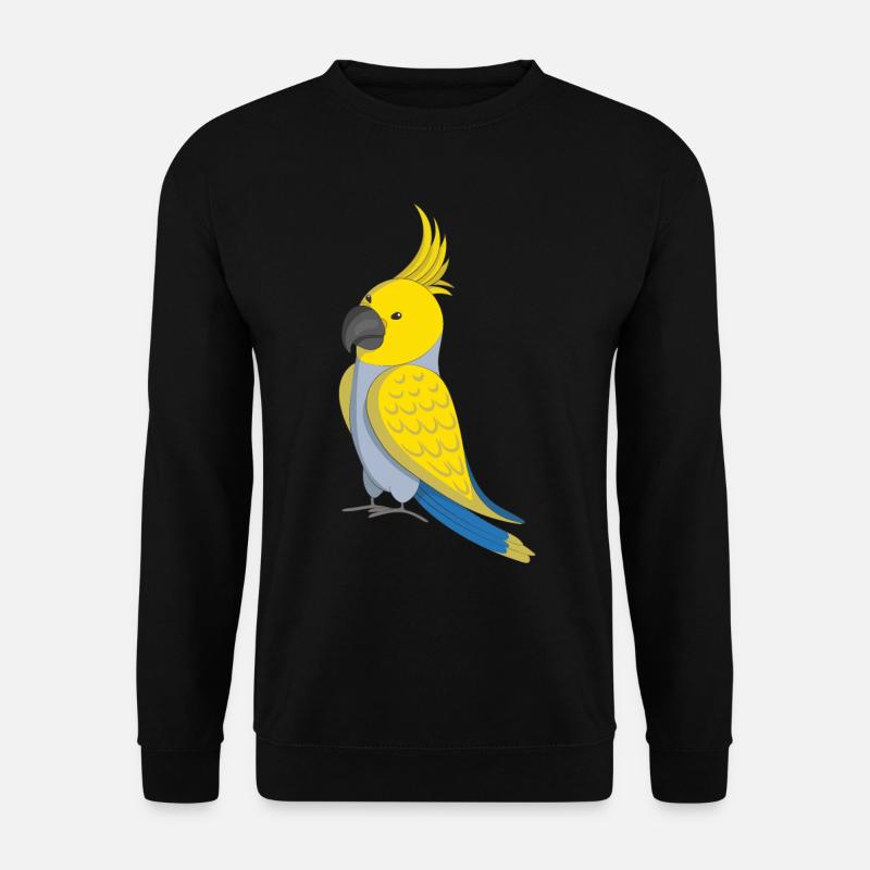 Gelber Kakadu - Unisex Pullover - Schwarz