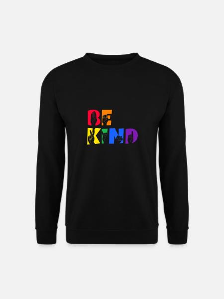 Be Kind Deaf Pride - Unisex Sweatshirt - black