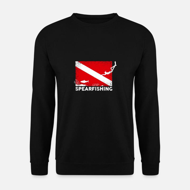 Spearfishing Scubadiving - Unisex Pullover - Schwarz
