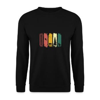 Südharz Merch - Rothesütte - Unisex Pullover - Schwarz - Vorne - Alina (178cm) & Michal (187cm)
