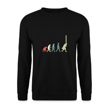 Log Tosser Evolution Wood Chunk Toss Lumber - Unisex Pullover - Schwarz - Vorne - Alina (178cm) & Michal (187cm)