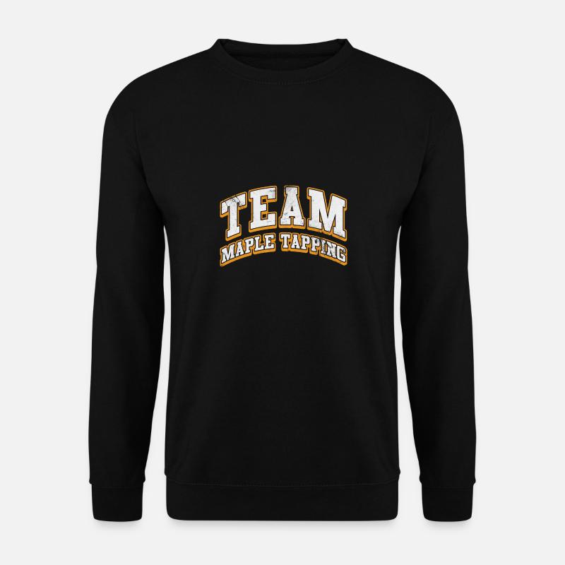 team maple tapping design - Unisex Sweatshirt - black