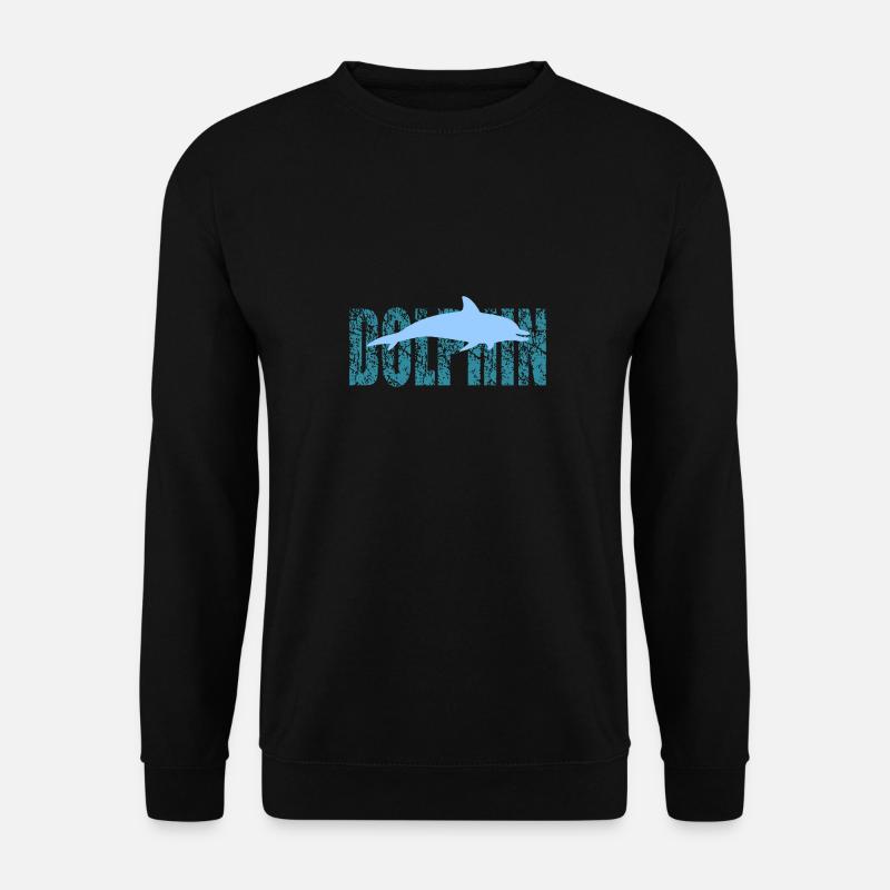 dolphin - Unisex Pullover - Schwarz