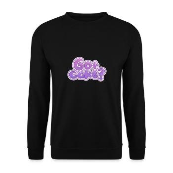 Got Cake – Baking Is My Superpower Cake Baking - Unisex Sweatshirt - black - Front - Alina (178cm) & Michal (187cm)