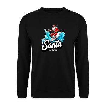 Santa Claus Florida - Unisex Pullover - Schwarz - Vorne - Alina (178cm) & Michal (187cm)