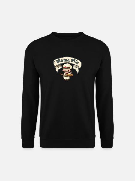 Mama Mia - Unisex Pullover - Schwarz