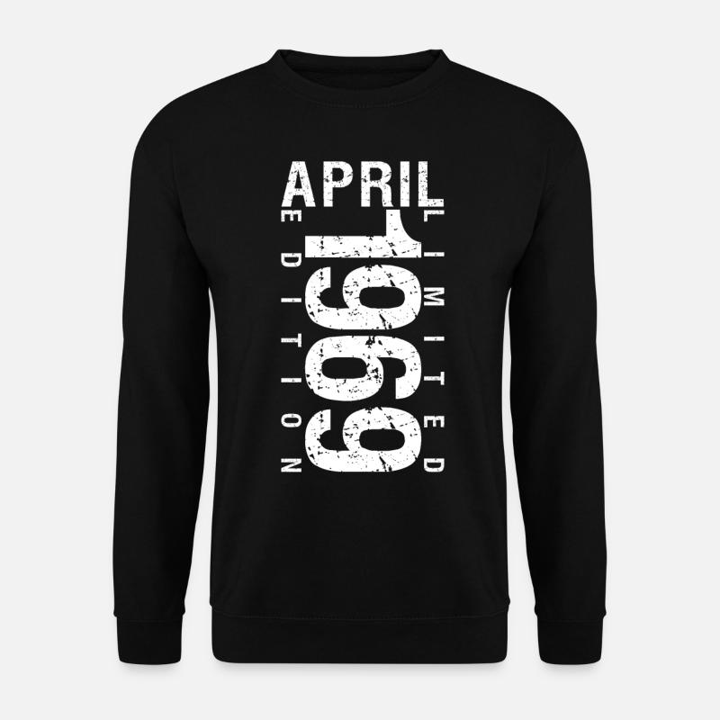 April 1969 April Geburtstagsgeschenk 1969 - Unisex Pullover - Schwarz