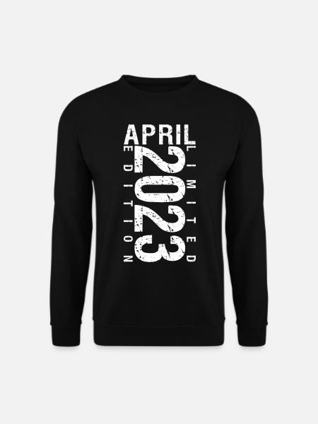 Avril 2023 Avril cadeau anniversaire 2023 - Sweat-shirt Unisexe - noir
