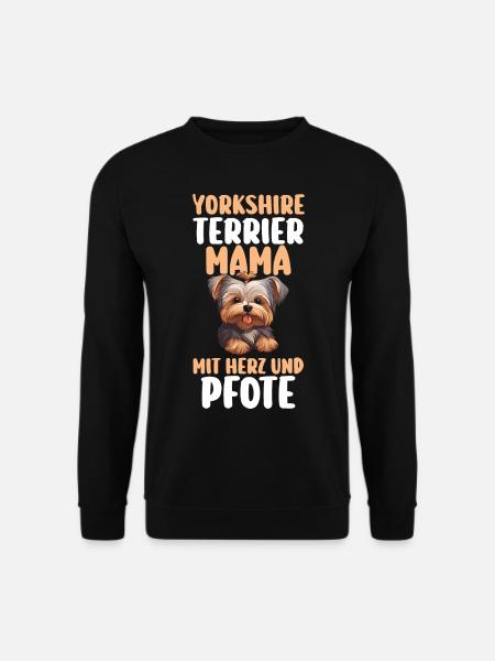 Dog Yorkshire Terrier - Unisex Sweatshirt - black