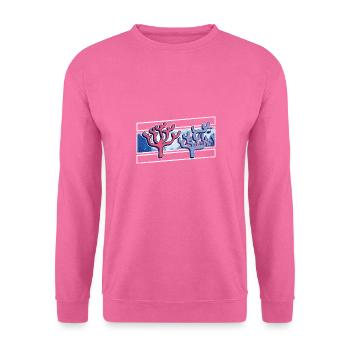 Récifs coralliens, environnement, nature, - Sweat-shirt Unisexe - rose - Devant