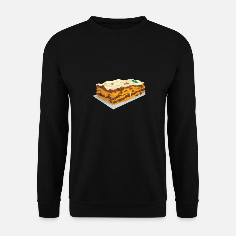 Lasagne Comic - Unisex Pullover - Schwarz