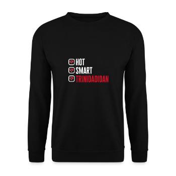 Drapeau de Trinité-et-Tobago - Sweat-shirt Unisexe - noir - Devant - Alina (178cm) & Michal (187cm)