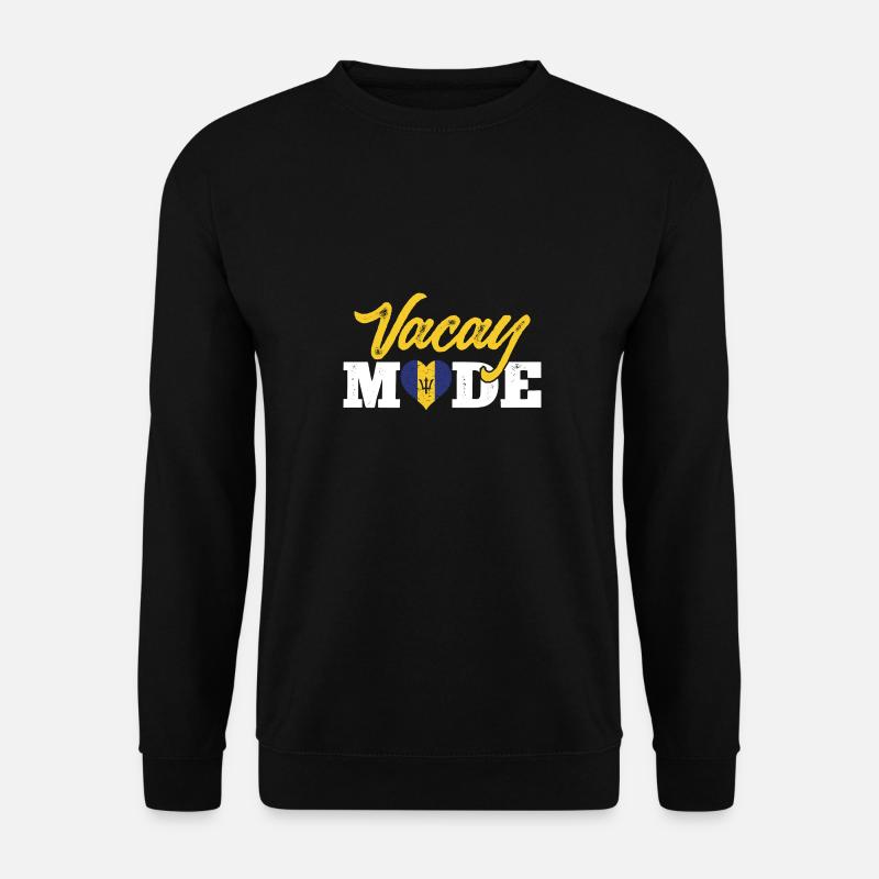 Barbados Flagge Barbadier Bajan - Unisex Pullover - Schwarz