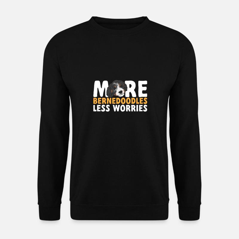 Chien Bernedoodle - Sweat-shirt Unisexe - noir