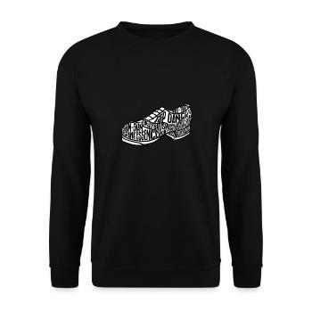 Tap Dance Teacher Tap Dancer Tap Dance - Unisex Sweatshirt - black - Front - Alina (178cm) & Michal (187cm)