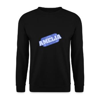 Amelia - Unisex Pullover - Schwarz - Vorne - Alina (178cm) & Michal (187cm)