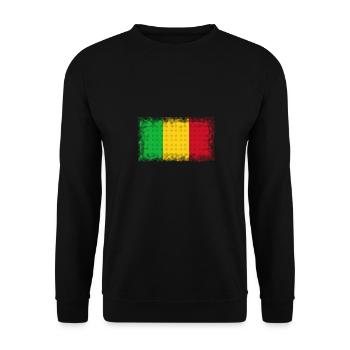 Cadeau pour le Mali - Sweat-shirt Unisexe - noir - Devant - Alina (178cm) & Michal (187cm)