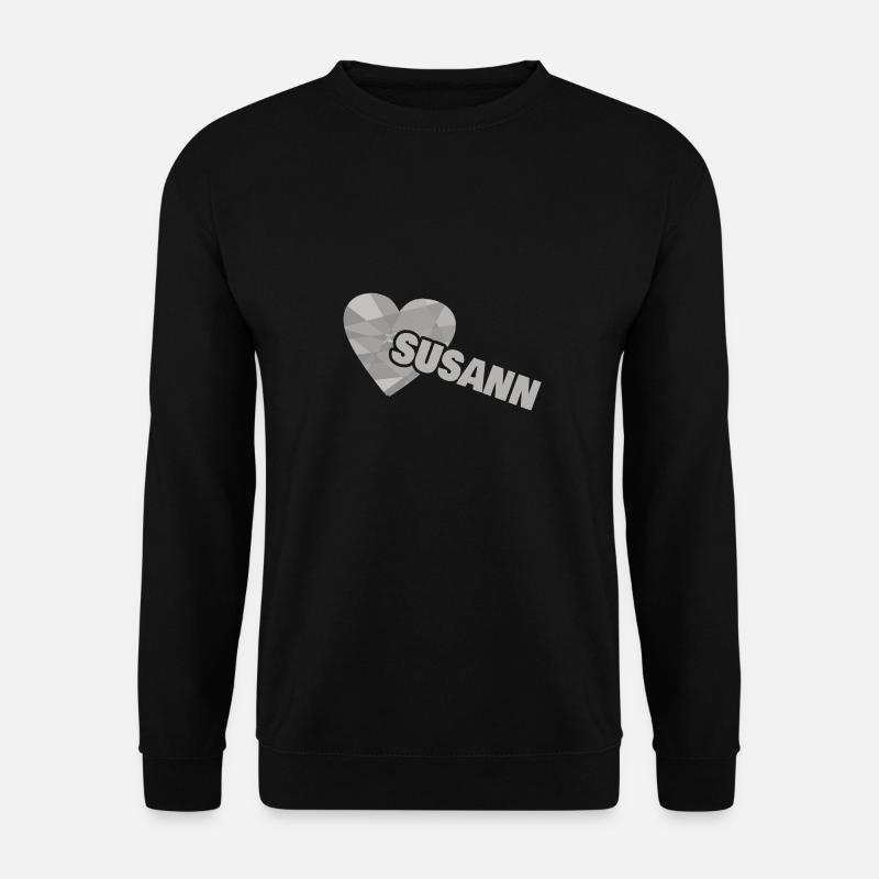 Susann comme amour - Sweat-shirt Unisexe - noir