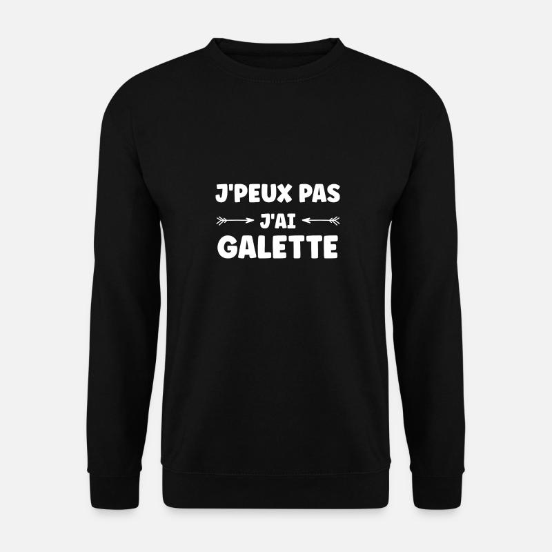 Pfannkuchen - Unisex Pullover - Schwarz