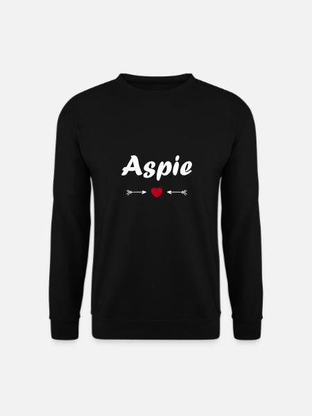 Aspie - Sweat-shirt Unisexe - noir