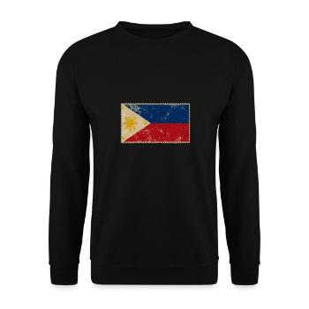 Philippinen - Unisex Pullover - Schwarz - Vorne - Alina (178cm) & Michal (187cm)