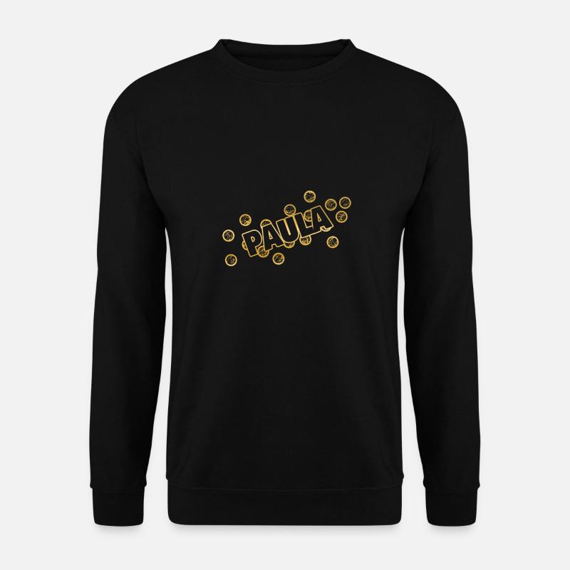 Name Paula - Unisex Pullover - Schwarz