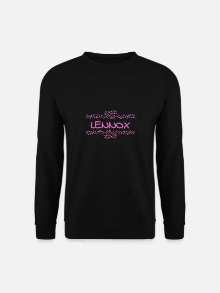 Lennox als Vorname - Unisex Pullover - Schwarz