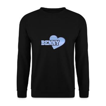 Gold Benny - Unisex Pullover - Schwarz - Vorne - Alina (178cm) & Michal (187cm)