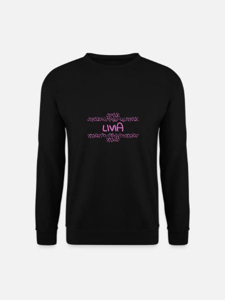 Livia als Vorname - Unisex Pullover - Schwarz
