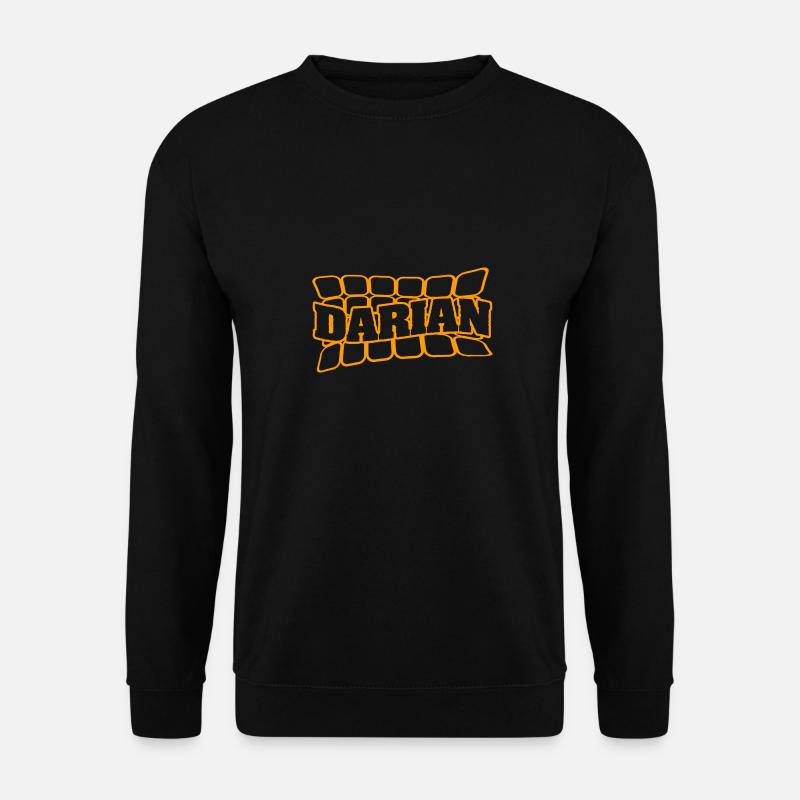 Darian als Name - Unisex Pullover - Schwarz