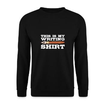 Auteur - Sweat-shirt Unisexe - noir - Devant - Alina (178cm) & Michal (187cm)