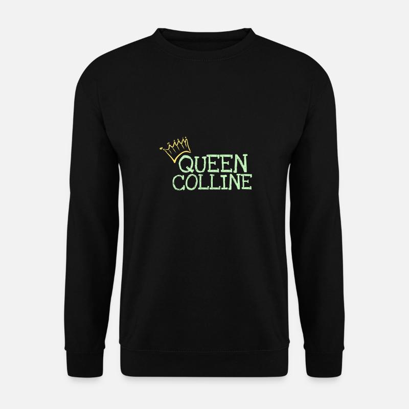 Vorname Colline - Unisex Pullover - Schwarz