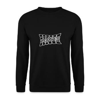 Name: Agnes - Unisex Sweatshirt - black - Front - Alina (178cm) & Michal (187cm)