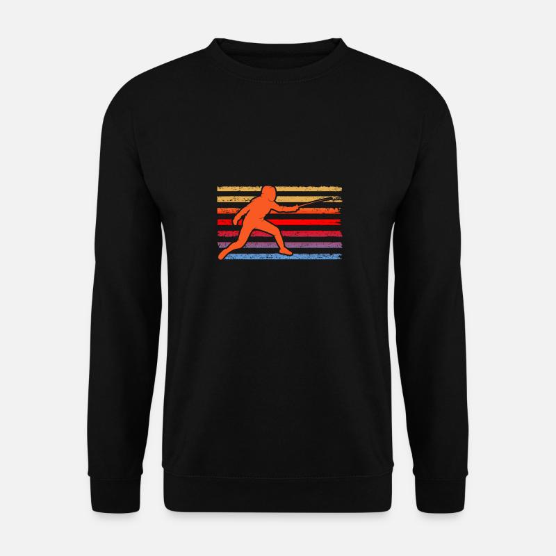 Fechter Fechten - Unisex Pullover - Schwarz