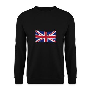 United Kingdom - Unisex Sweatshirt - black - Front - Alina (178cm) & Michal (187cm)