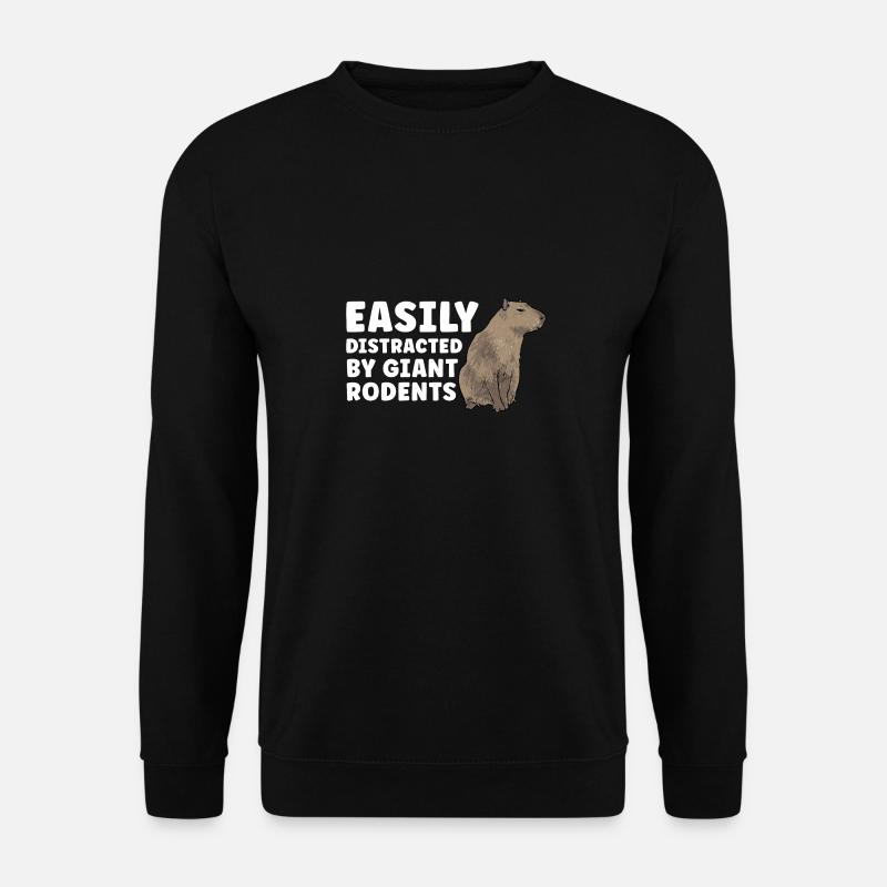 Capybara Nagetier - Unisex Pullover - Schwarz