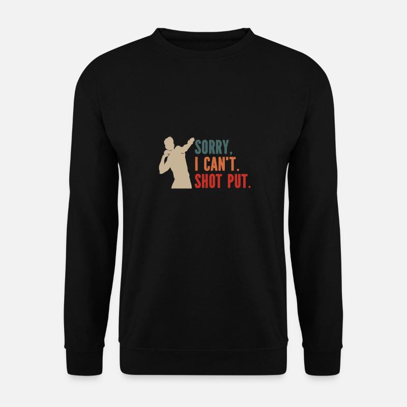 Shot Put Throwing Athletics - Unisex Sweatshirt - black