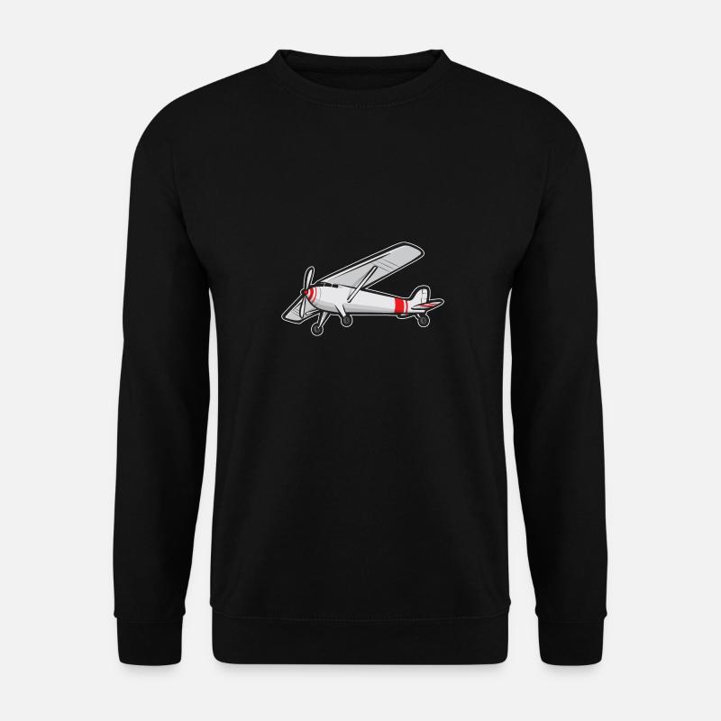 Ferngesteuertes Flugzeug Modellflugzeug - Unisex Pullover - Schwarz