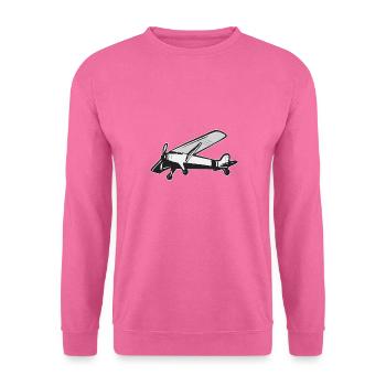 Modèle d’avion télécommandé - Sweat-shirt Unisexe - rose - Devant