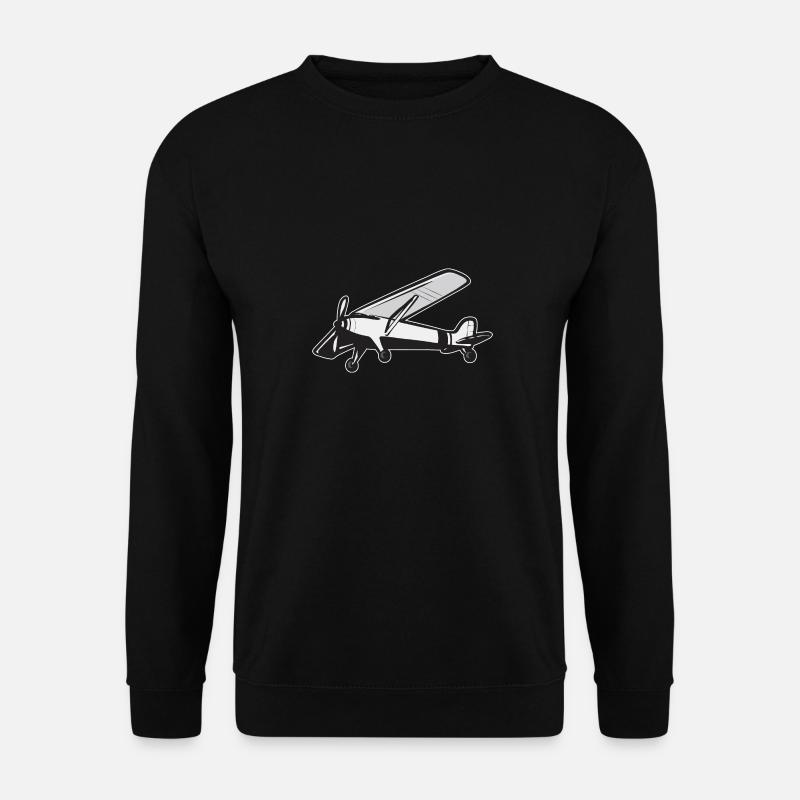 Modèle d’avion télécommandé - Sweat-shirt Unisexe - noir