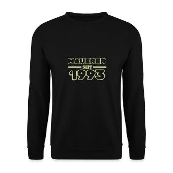 Maurer 1993 - Sweat-shirt Unisexe - noir - Devant - Alina (178cm) & Michal (187cm)