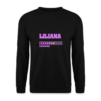 Baby Liliana - Unisex Pullover - Schwarz - Vorne - Alina (178cm) & Michal (187cm)