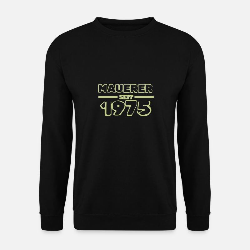 Master mason 1975 - Unisex Sweatshirt - black